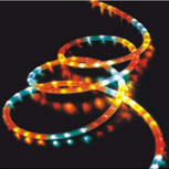 LED round three-wire rope light